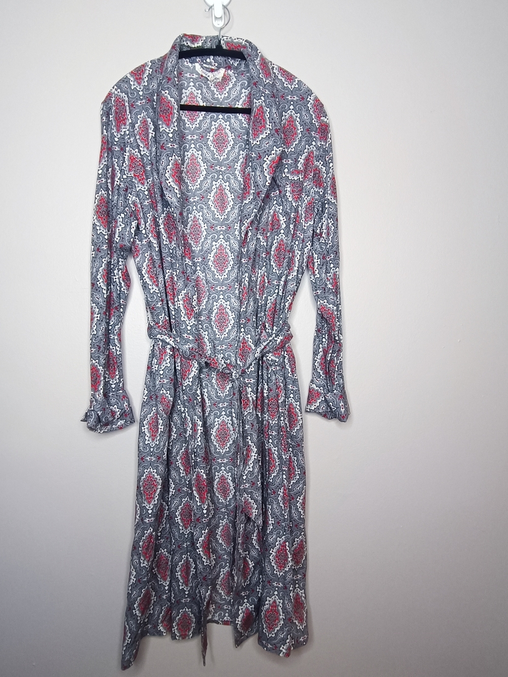 VTG Sea Gull Shop Delray Beach Paisley Robe Medium